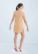 Weissman Oversized Favorite Tee Dress Nudo [Cuoio Chiaro]