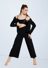Weissman Lustre Camisole Bra Top Nero [Nero]