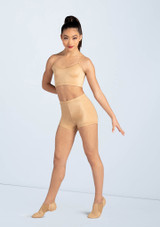 Weissman Lustre Camisole Bra Top Brindisi di Luce [Cuoio Chiaro]