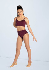 Weissman Lustre Camisole Bra Top Viola Melanzana [Viola]