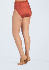 Weissman Lustre High Leg Briefs [Viola]