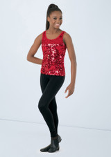 Weissman Ultra Sparkle Tank Top Rojo [Rojo]