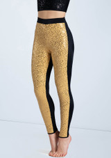 Weissman Sequin Performance Leggings Oro [Oro]