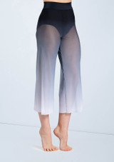 Weissman Ombre Mesh Culotte Pants Nero [Nero]