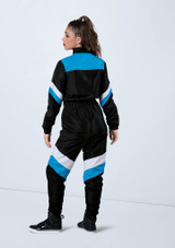 Weissman Neon Colorblock Jumpsuit 2 [Blu]