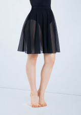 Weissman Power Mesh Circle Skirt Nero [Nero]
