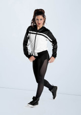 Weissman Sporty Stripe Bomber Jacket Bianco [Bianco]