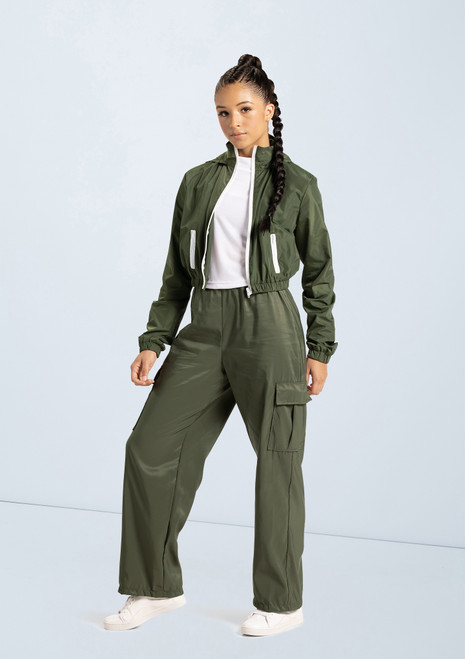 Weissman Wide Leg Cargo Pants Olive 68 [Verde]