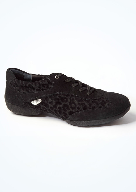 SUEDE LEOPARD Negro Side [Negro]