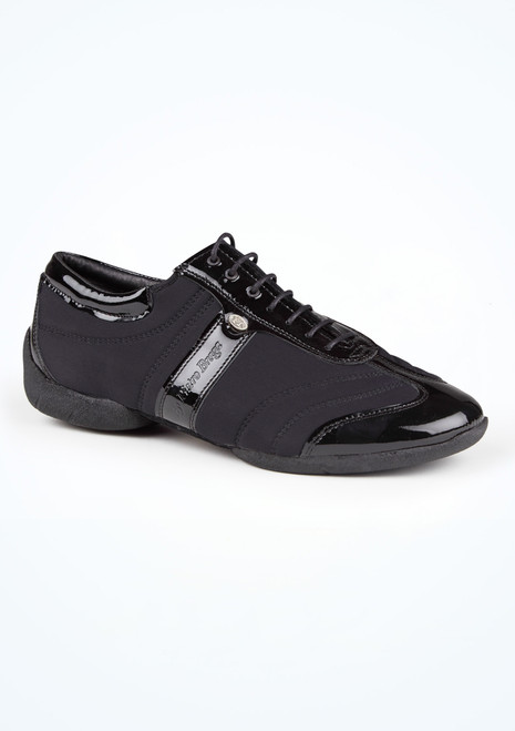 Zapatilla de baile de charol Pietro para hombre PortDance