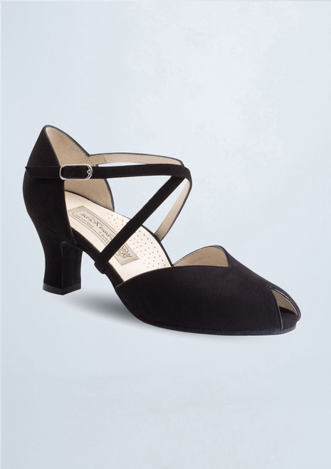 Zapato de baile Werner Kern Fatima de ante - 6 cm