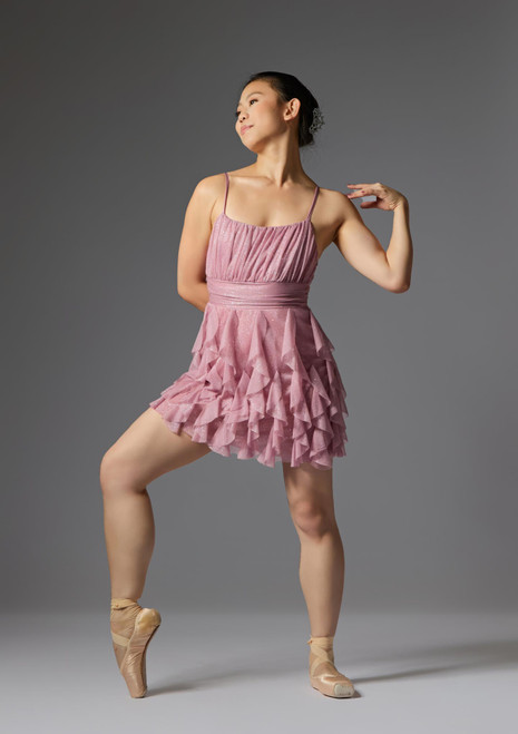 Jolista Twilight Bloom Ruffle Ballet Dress Rosado 56 [Rosa]
