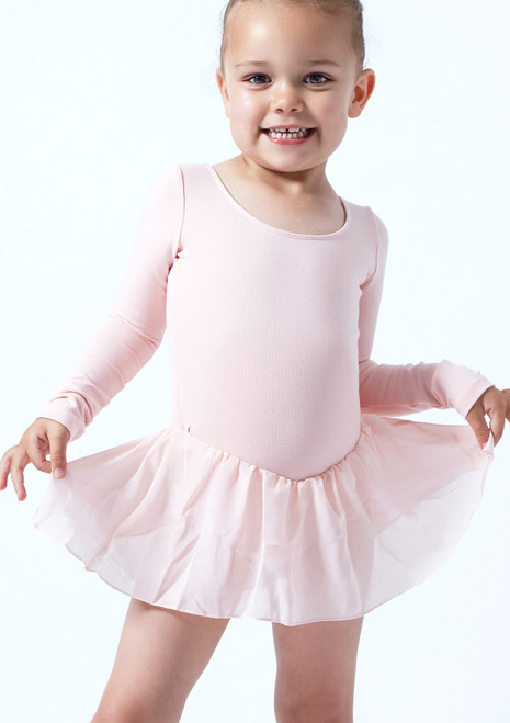 Maillot Ballet Niña con Faldita de Pétalo Bloch Rosa Davanti [Rosa]