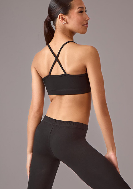 Sujetador Deportivo de Jazz Millie Move Dance Negro Front [Negro]