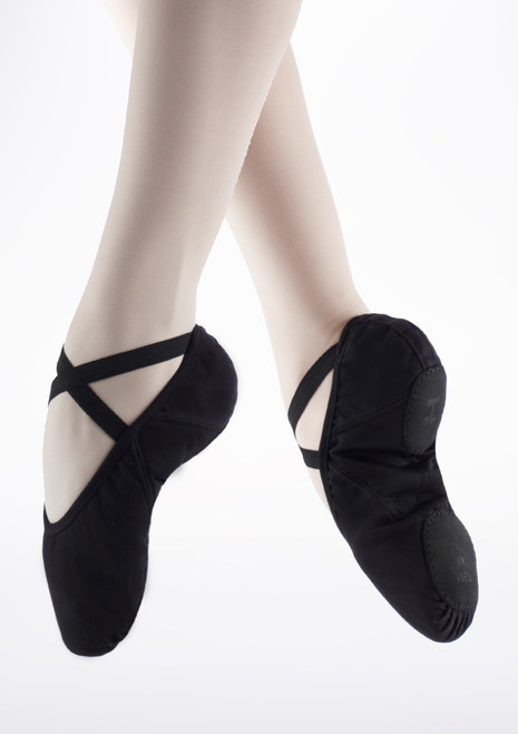 Repetto Pro Soft Split Sole Ballet Shoe Black. [Black]