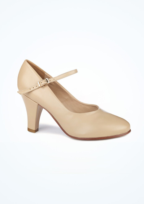 Scarpe da Carattere Pippin Move Dance - 3cm - Beige Cuoio Chiaro Principale [Cuoio Chiaro]