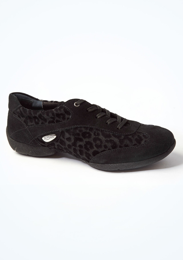SUEDE LEOPARD Negro Side [Negro]