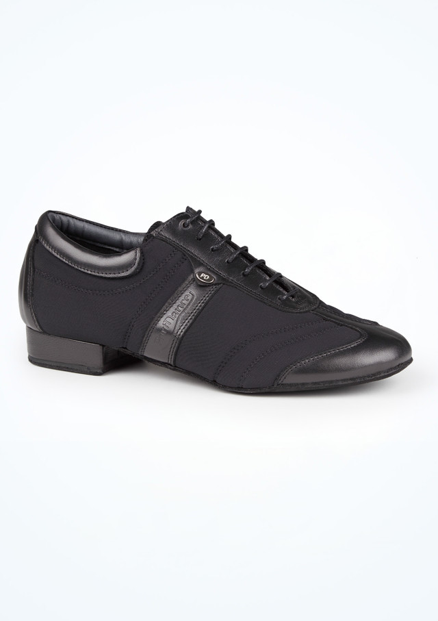 Zapatilla de baile de piel y lycra Pietro para hombre PortDance