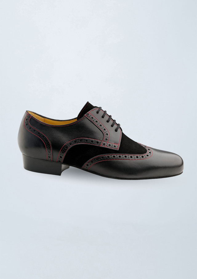 Zapato de baile de piel Werner Kern Trapani - 2,5 cm Negro Front [Negro]