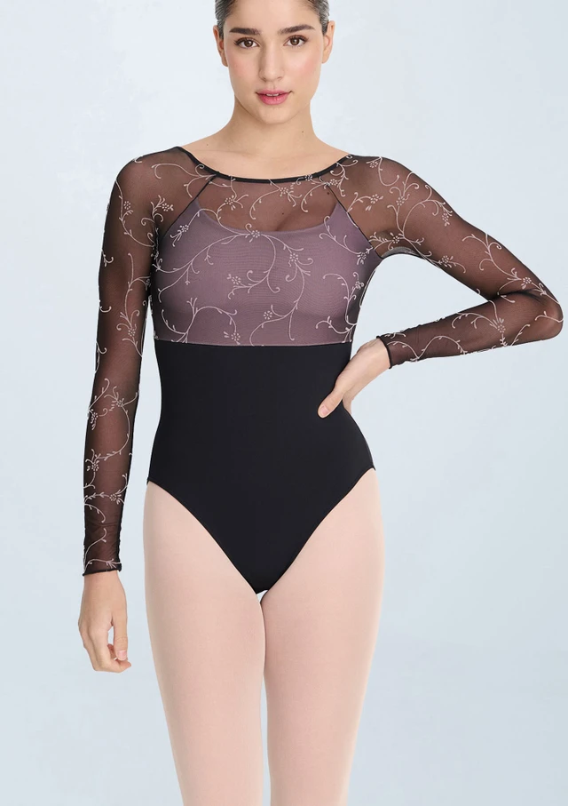 Maillot manga larga Imma Intermezzo Negro Front [Negro]