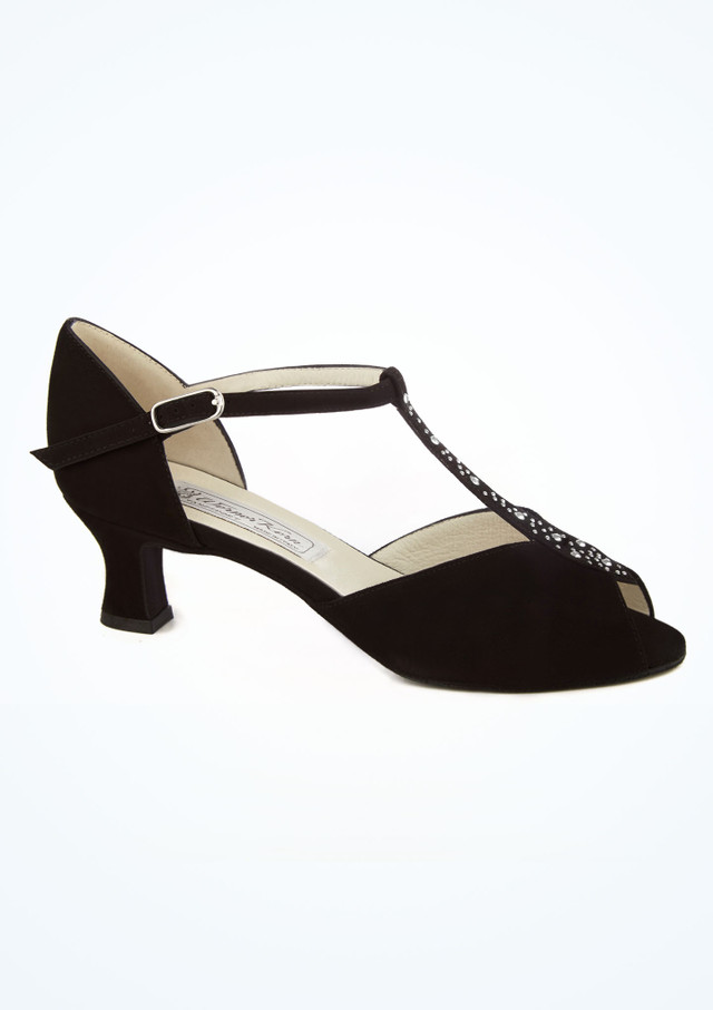 Scarpe da Ballo a T con strass Claudia Werner Kern - 5,5cm - Nero Nero Principale [Nero]