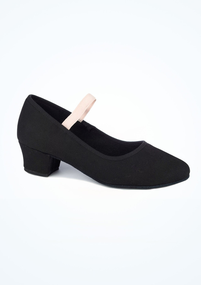 Scarpe da Carattere in Tela Julie Move Dance Nero Principale [Nero]
