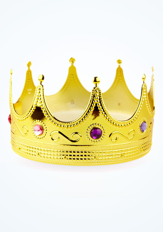 Corona oro con gioielli Oro Principale [Oro]