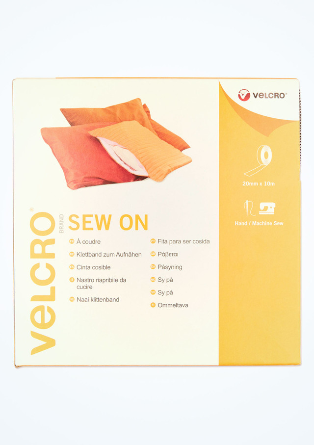 Rotolo VELCRO® - 10m Bianco Davanti [Bianco]