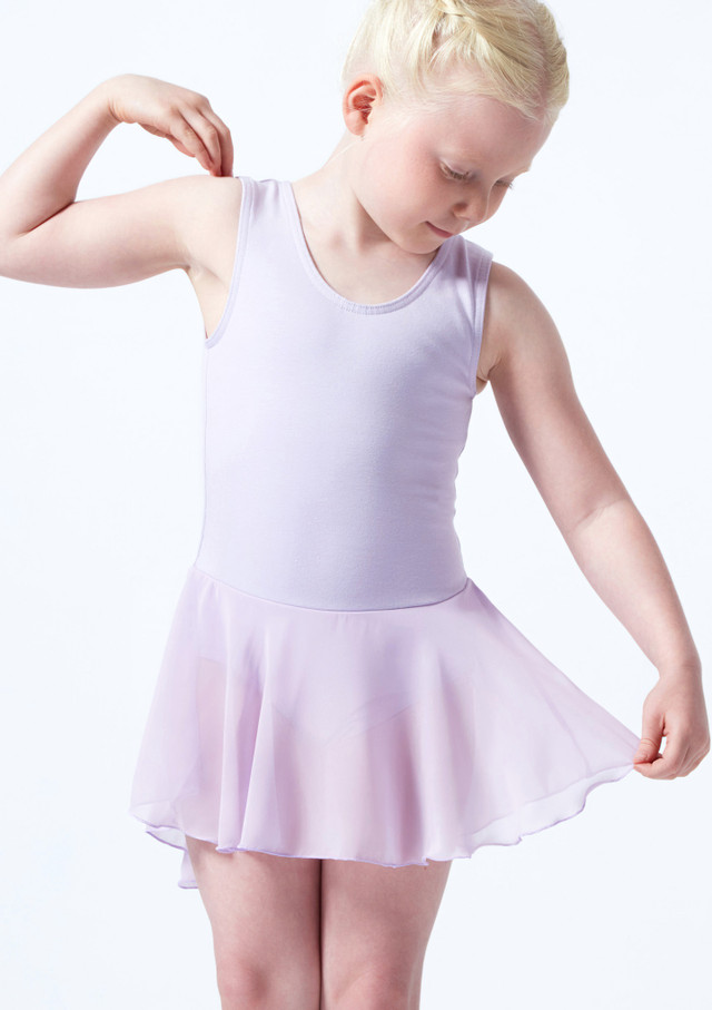 Maillot Ballet con Faldita Kirsty Move Dance Lilla Davanti [Viola]