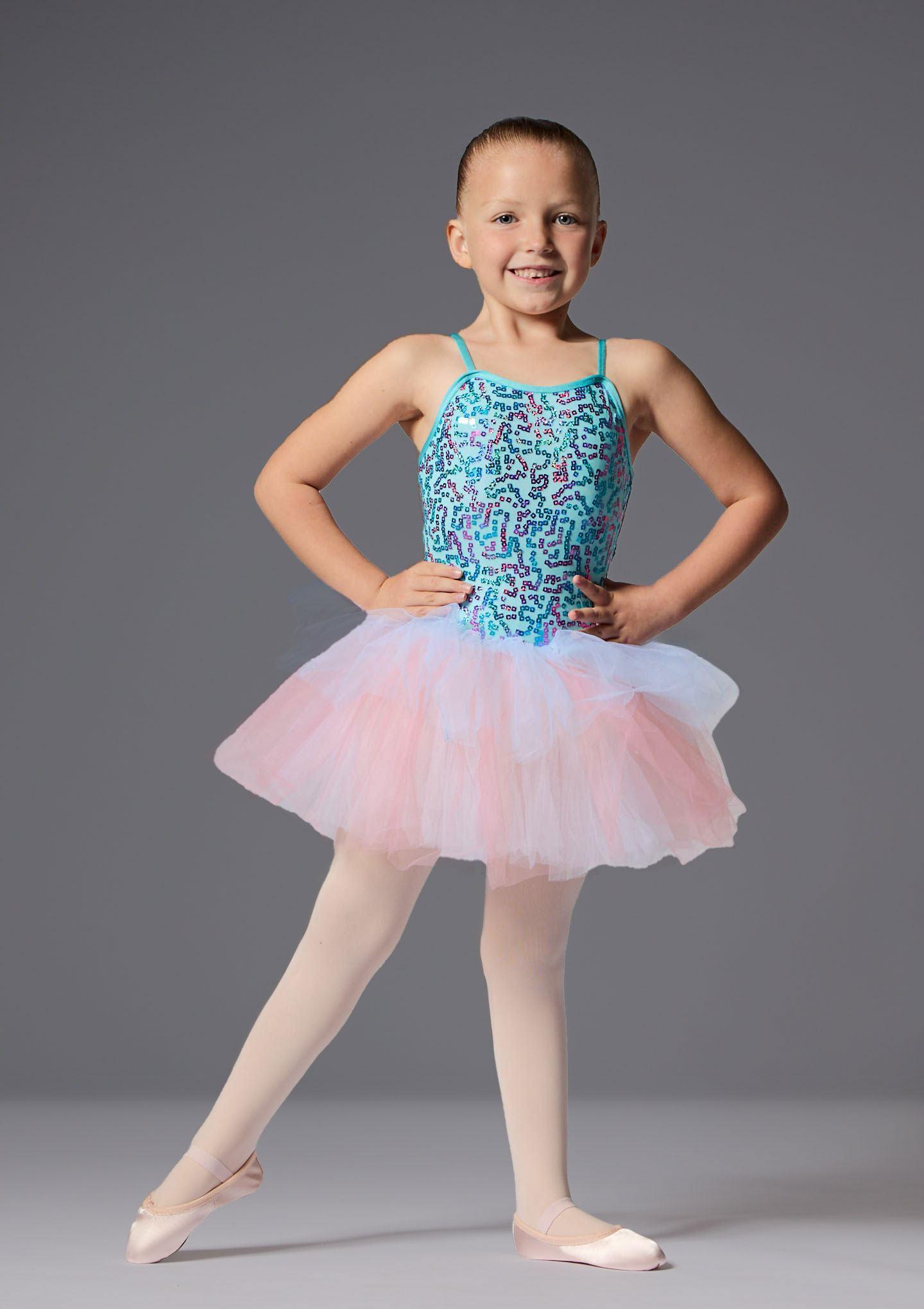 Disfraz Glitter Pop Jolista Azul Front 2 [Azul]
