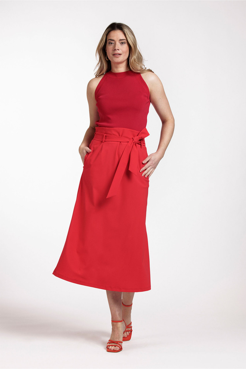 high waist skirt - red | Studio Anneloes | Officiële Webshop | Shop Online