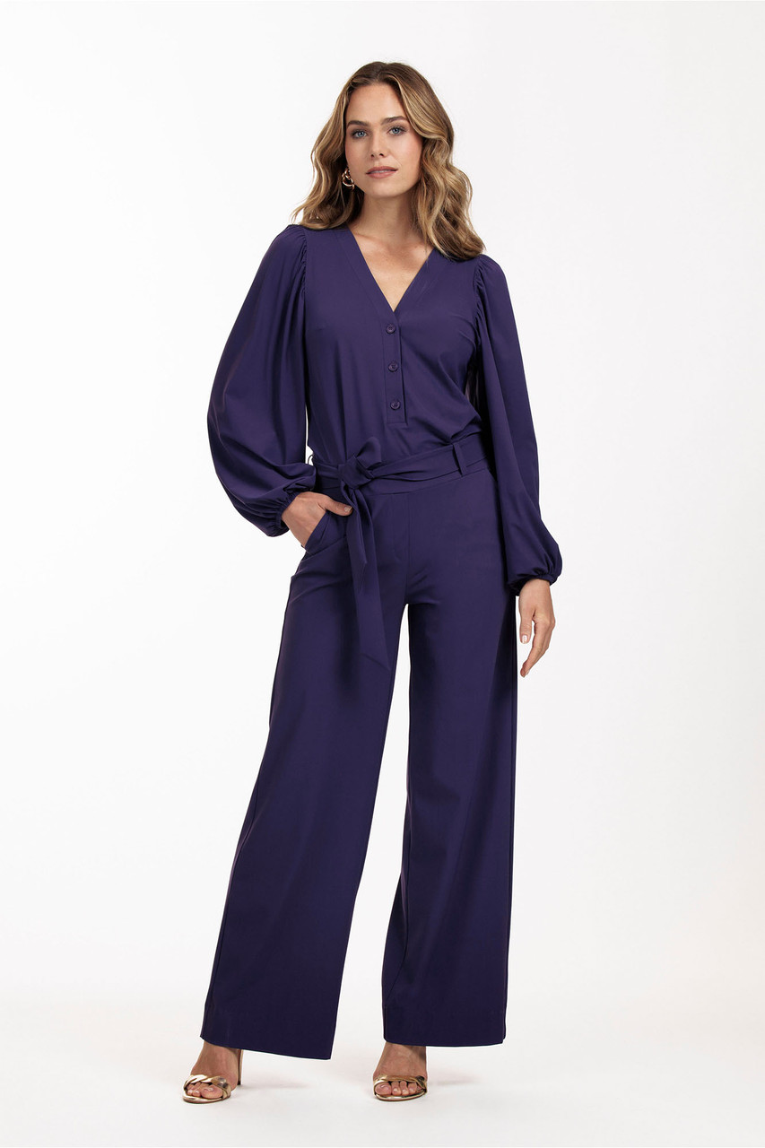 Studio Anneloes Angelique jumpsuit 3/4 with cuff grijs | Kellyjeans.nl