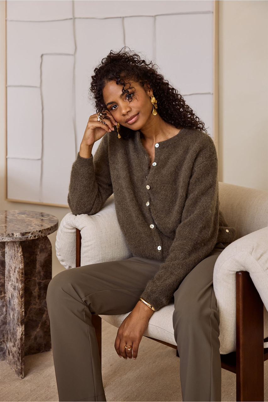 BIBIY. MADE | BIBIY. MOHAIR CARDIGAN GREEN｜Bibiy. BIBIY. MOHAIR