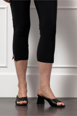 Maureen mid heel sandals - black - 09810