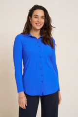 Gouda blouse - cobalt - 80004