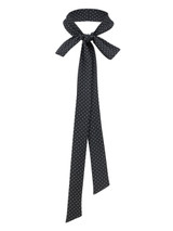 Zwolle dot bow belt - black/off white - 80019