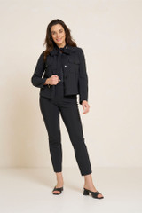 Zeist solid bow belt - black - 80026