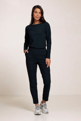 Meppel unfinished trousers - dark blue - 80027