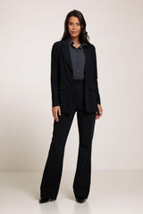 Maarssen flair trousers - black - 80029