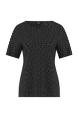 Dalfsen dot shirt - black/off white - 80033