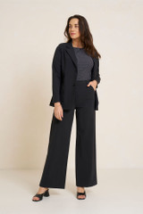 Dalfsen cravat shirt - dark blue/black - 80034