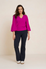Delft top - magenta - 80052