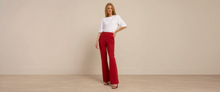 Fan van Flair: waarom deze flared broek zo geliefd is