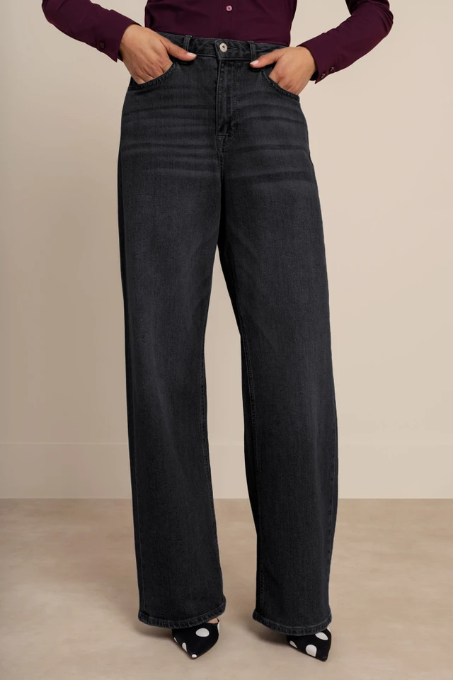 Lexie denim trousers - black - 11506