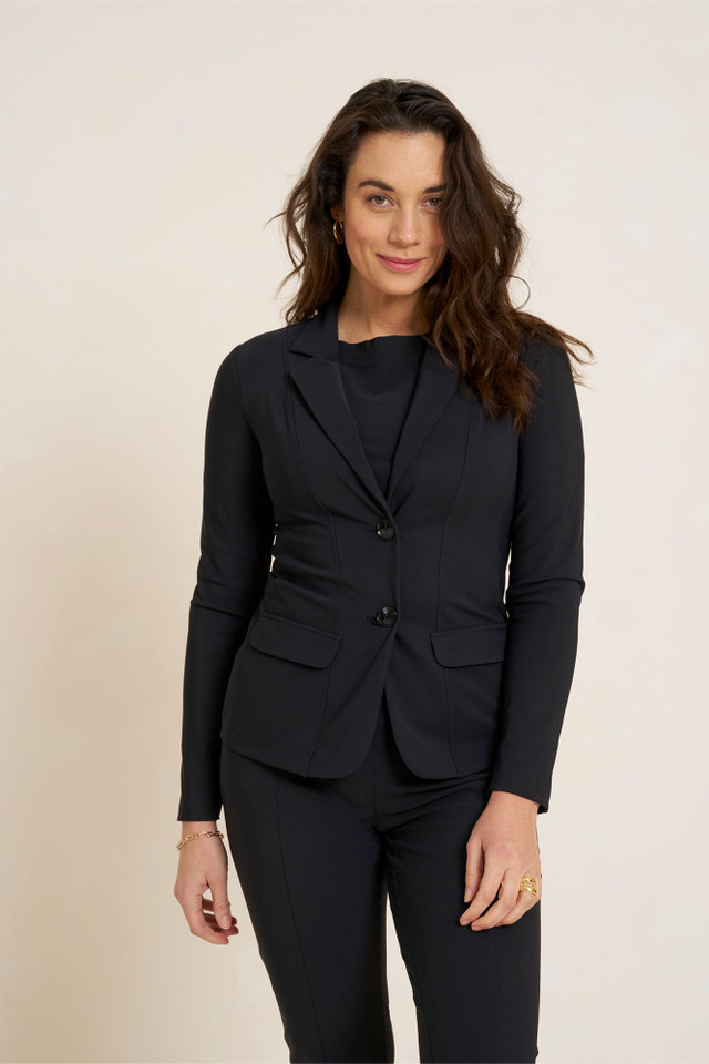 Assen bonded blazer - black - 80028