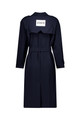 Laurine bonded trenchcoat - dark blue - 12478