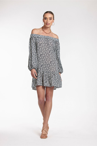 Mand vriendschap Ultieme Teddy daisy crepe dress - dark blue/off white | Studio Anneloes | Officiële  Webshop | Shop Online