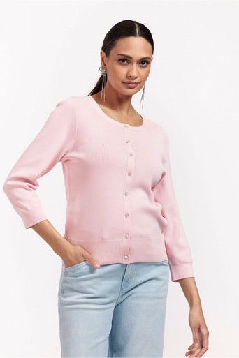 Studio Anneloes Renata summer cardigan - Pale pink - 11198