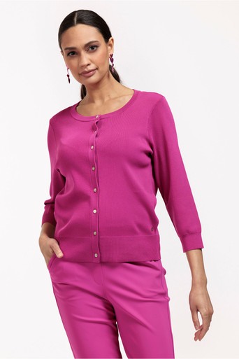 Studio Anneloes Renata summer cardigan - new fuchsia - 11198