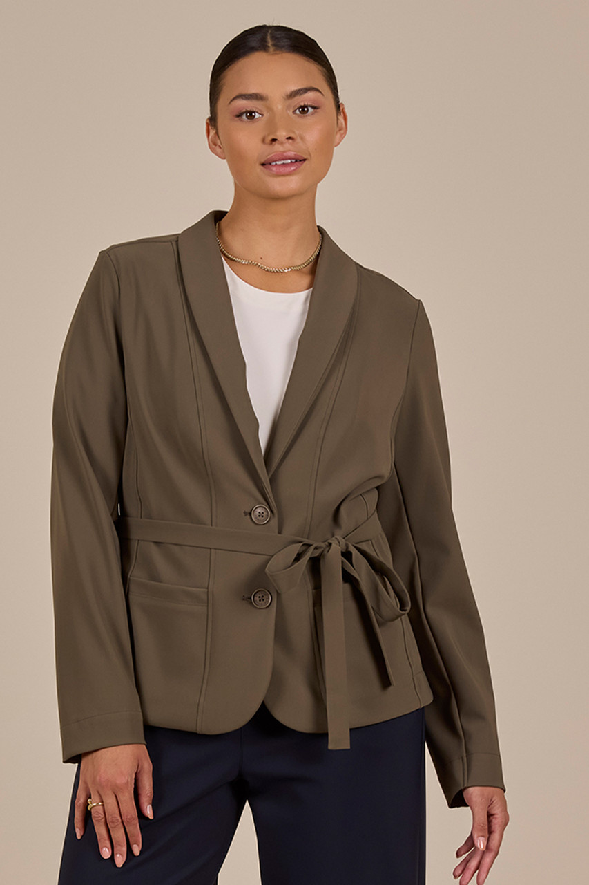Athens blazer - new army - 80056